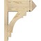 Ekena Millwork Merced Rough Sawn Arts and Crafts Outlooker, Douglas Fir, 8"W x 18"D x 22"H OUT08X18X22MRC03RDF - alternate 4